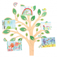 Демонстрационная система "Дерево" с прищепками для рисунков