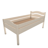Кровать детская одноярусная с бортиками (1268х652х620 мм)