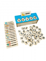 Буквы и слова (деревянные карточки)