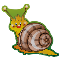 Украшение для клумбы "Улитка"