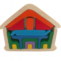 Пазл "Домик с мебелью"