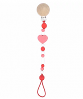 Клипса для пустышки "Сердечко"