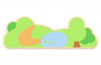 Декоративная арка "Лесок" 118х38 см