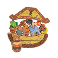 Деревянный балансир "Теремок"