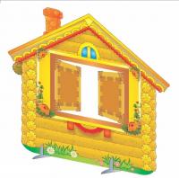 Декорация "Домик с открывающимся окном"