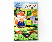 Бизиборд настенный ЛИСИЧКА-СЕСТРИЧКА. Серия СТРАНА СКАЗОК