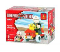 Конструктор "Пожарная бригада", 31 деталь