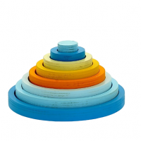 Пирамидка "Цвета и оттенки", малая