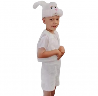 Костюм "Зайчик белый" (плюш)