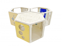 Модульные игровые домики «Сотикум» (3 модуля)