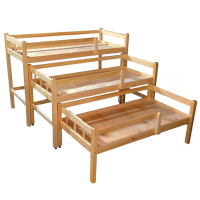 Кровать детская трехъярусная выкатная Бюджет