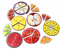 МАТЕМАТИКА: Магнитная игра ФРУКТЫ.ОВОЩИ. ИЗУЧАЕМ ЧАСТИ ЦЕЛОГО