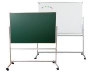 Доска поворотная на стойке комбинированная магнитно-маркерно-меловая