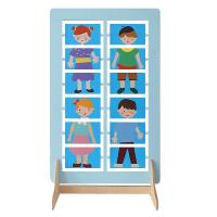 Игровая панель "Одень человечка"