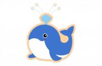 Декорация "Гигантский Кит" 148х186 см