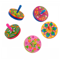 Волчок двойной большой "Расписной"