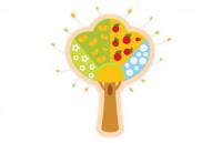 Декорация "Дерево Четыре сезона" 206х219 см